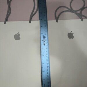 Two Empty Small Apple Shopping Bag